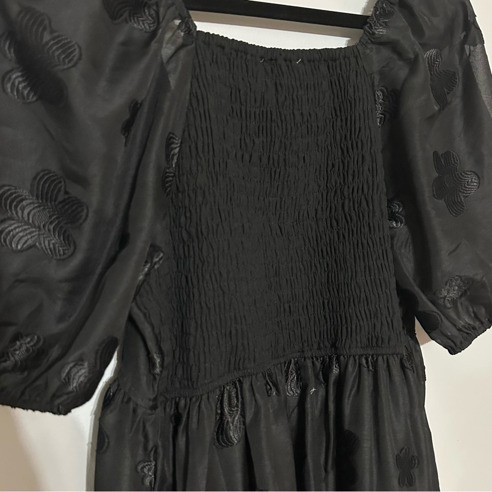 NWT Baltic Born Elegant Black Floral Dress - Picture 10 of 11